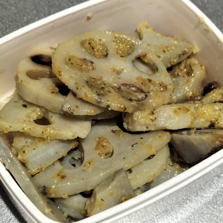 簡単作り置き♪蓮根のガーリックチーズ炒め